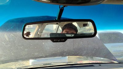 96-99 Olds 88 Inside Rear View Mirror Oem Windshield Mounted