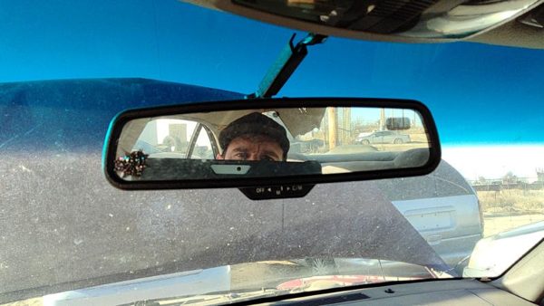 96-99 Olds 88 Inside Rear View Mirror Oem Windshield Mounted — photo 2