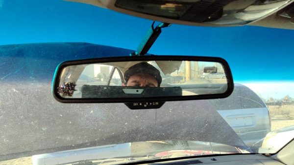 96-99 Olds 88 Inside Rear View Mirror Oem Windshield Mounted — photo 3
