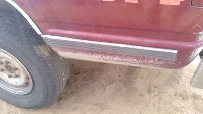 88-00 Gmc Sierra 2500 Driver Left Rear Moulding On Quarter Panel Oem Rear Box