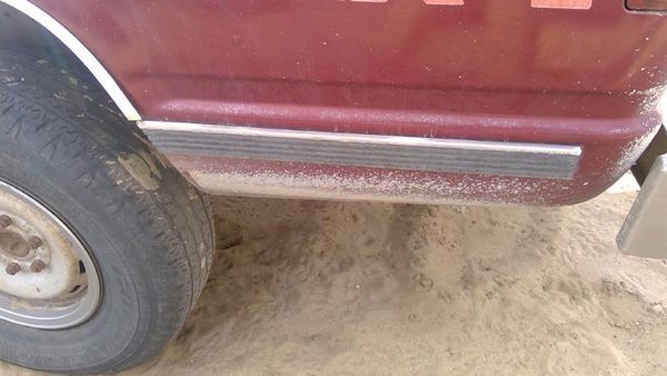 88-00 Gmc Sierra 2500 Driver Left Rear Moulding On Quarter Panel Oem Rear Box — photo 6