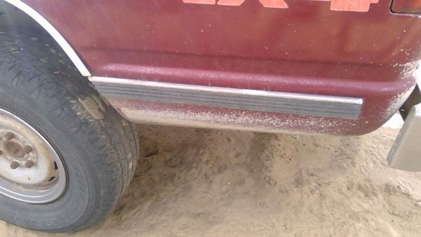88-00 Gmc Sierra 2500 Driver Left Rear Moulding On Quarter Panel Oem Rear Box — photo 5