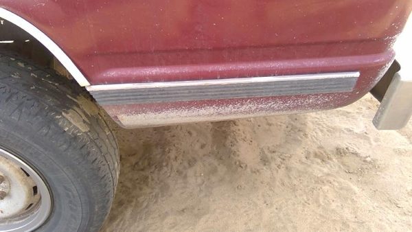 88-00 Gmc Sierra 2500 Driver Left Rear Moulding On Quarter Panel Oem Rear Box — photo 8