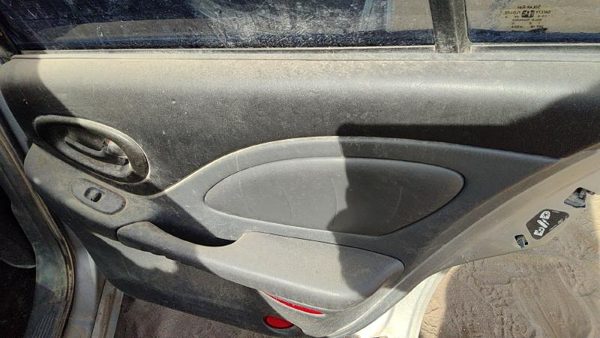 03-04 Bonneville Passenger Right Rear Door Trim Panel With Switches Back Pewter — photo 3