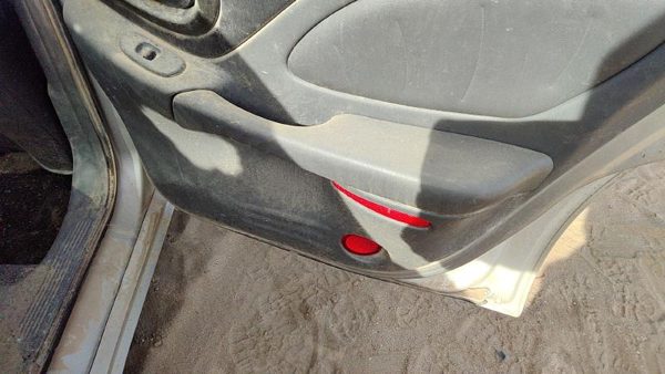 03-04 Bonneville Passenger Right Rear Door Trim Panel With Switches Back Pewter — photo 7