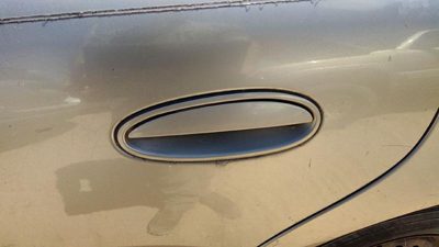 1997-2004 Buick Century Driver Left Rear Outside Door Handle Oem Back Gold 49U