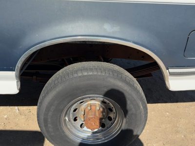 1992-1994 Ford F250 Driver Left Rear Wheel Flare Moulding Oem Back