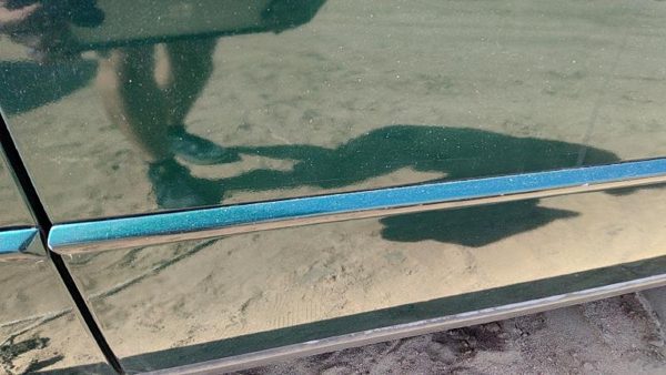 98-04 Cadillac Seville Passenger Right Front Moulding From Door Trim Strip Green — photo 2