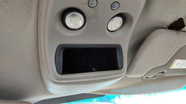 99 Silverado 1500 Center Overhead Console Oem Dome Light Map Lamp Cubby Gray 92D — photo 3
