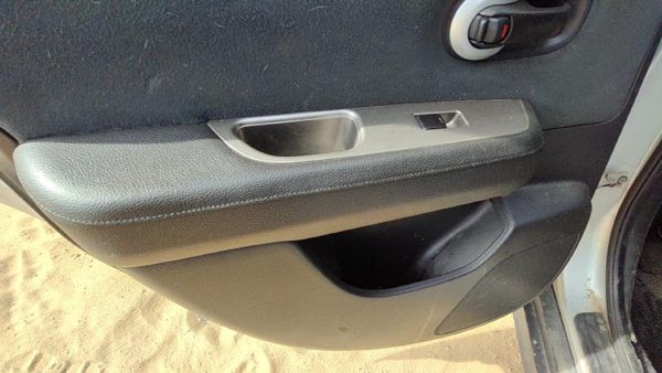 10-11 Versa Driver Left Rear Door Trim Panel With Switches Back Charcoal G — photo 6