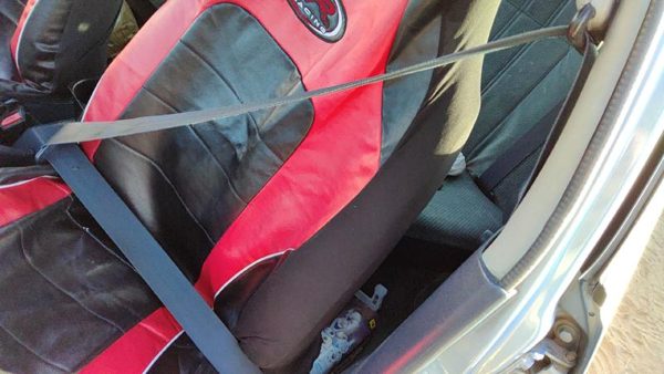 88-89 Honda Civic Driver Left Front Seat Belt Retractor Oem Shoulder Blue Sedan — photo 1