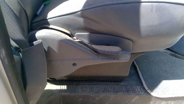 92-96 Ford Van E150 Passenger Right Side Seat Trim Panel Oem Gray — photo 1