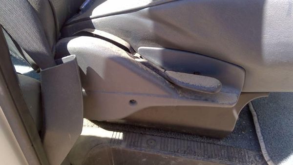 92-96 Ford Van E150 Passenger Right Side Seat Trim Panel Oem Gray — photo 4