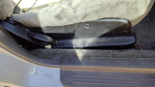 2002 Subaru Legacy Passenger Right Side Seat Trim Panel Oem Gray — photo 1