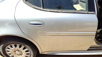 2004 Pontiac Grand Prix Rear Door RH Silver 12U