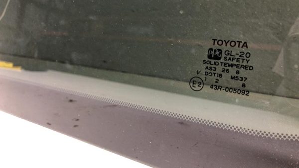 98-03 Toyota Sienna Driver Left Rear Side Window Door Glass Oem Back 6276008020 — photo 7