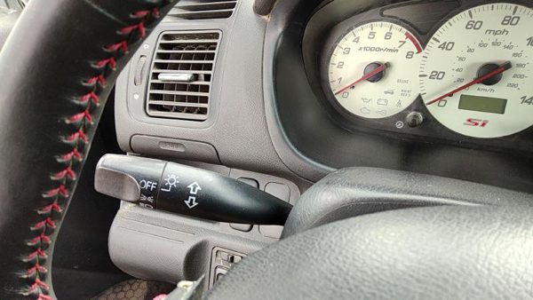 01-05 Honda Civic Hatchback Si Turn Signal Switch Column Control Lever Headlight — photo 3