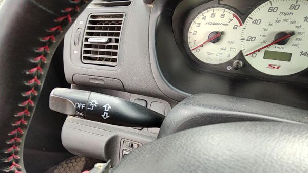 01-05 Honda Civic Hatchback Si Turn Signal Switch Column Control Lever Headlight — photo 2
