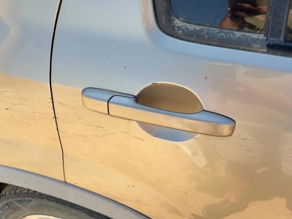 2002-2006 Honda Crv Passenger Right Rear Outside Door Handle Oem Back Gold — photo 2