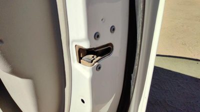 2008 Dodge Grand Caravan Passenger Right Front Door Latch With Rods/Cables Oem