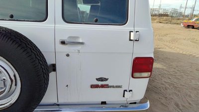 1995 GMC Van Back Door RH White