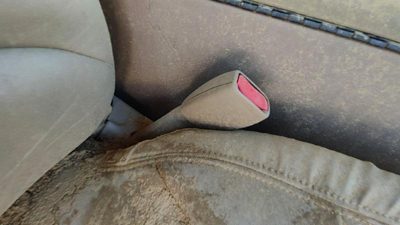 97-99 Park Ave Ultra Passenger Right Front Seat Belt Buckle Receiver Oem Tan 562