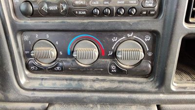 99-02 Sierra 2500 Hd Temperature Control Module In Dash Heater Ac Head Unit Oem