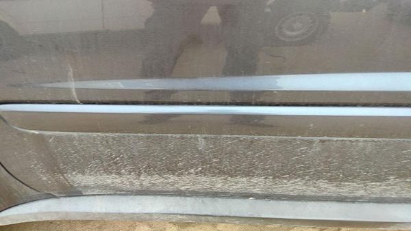 05-09 Equinox Driver Left Front Moulding From Door Trim Strip Granite Gray 44U — photo 3