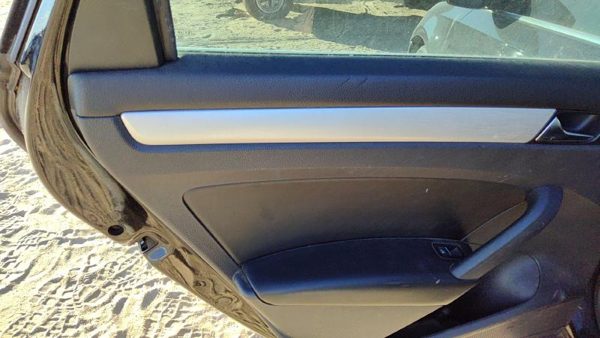 2012-2019 Vw Passat Driver Left Rear Door Trim Panel With Switches Back Black Tb — photo 3