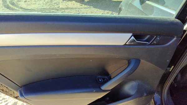 2012-2019 Vw Passat Driver Left Rear Door Trim Panel With Switches Back Black Tb — photo 4