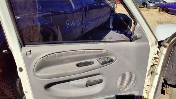 98-01 Ram 1500 Driver Left Front Door Trim Panel With Master Switch Gray Pl69laz — photo 2
