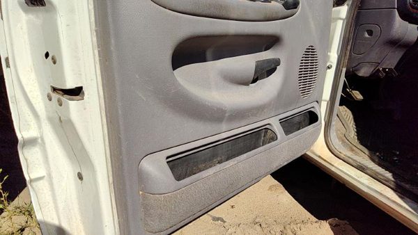 98-01 Ram 1500 Driver Left Front Door Trim Panel With Master Switch Gray Pl69laz — photo 3