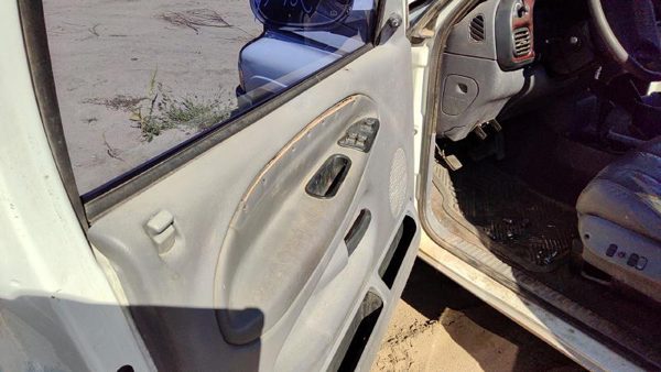 98-01 Ram 1500 Driver Left Front Door Trim Panel With Master Switch Gray Pl69laz — photo 4