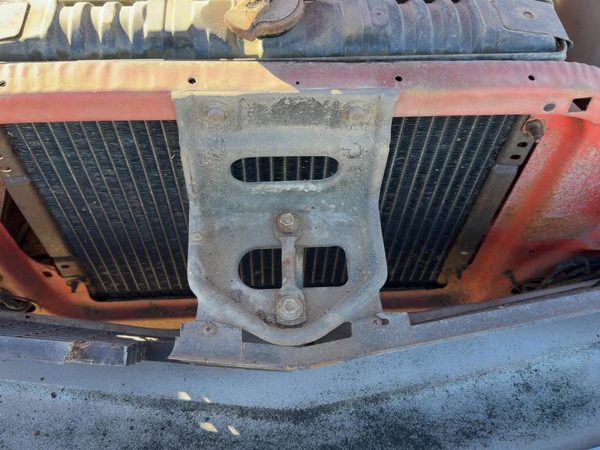 1970-1977 Ford Maverick Hood Latch Mount Catch Assembly With Bracket Oem — photo 2