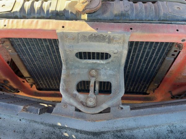 1970-1977 Ford Maverick Hood Latch Mount Catch Assembly With Bracket Oem — photo 4