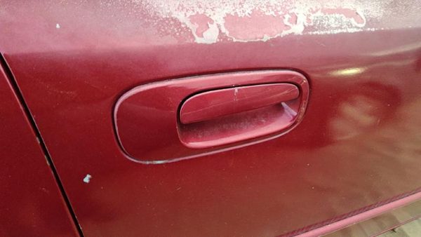 06-10 Dodge Charger Passenger Right Front Outside Door Handle Prh Inferno Red — photo 3