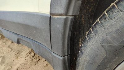 2012 Subaru Legacy Quarter Panel Moulding LH 7J Satin White
