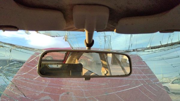 94-97 Ford Aspire Inside Rear View Mirror Oem Windshield Mounted — photo 4