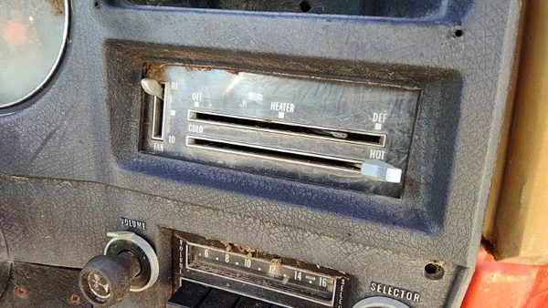 73-74 Silverado K10 Temperature Control Module In Dash Heater Ac Head Unit Oem — photo 1