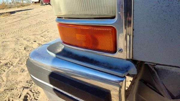 80-84 Deville Sedan Driver Left Below Headlamp Bumper Filler Front Blue Moulding — photo 6