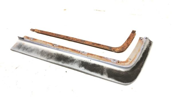 80-84 Deville Sedan Driver Left Below Headlamp Bumper Filler Front Blue Moulding — photo 1