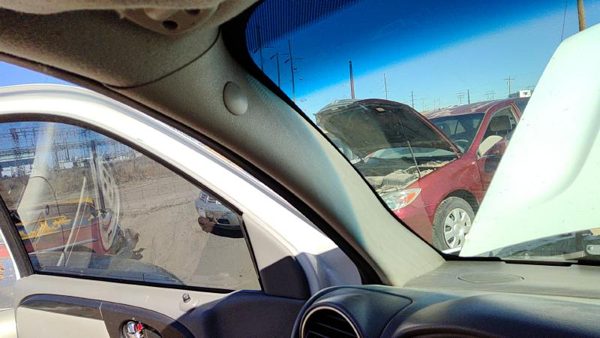 2005-2009 Gmc Envoy Driver Left A Pillar Trim Windshield Post Panel Oem Gray 28H — photo 3