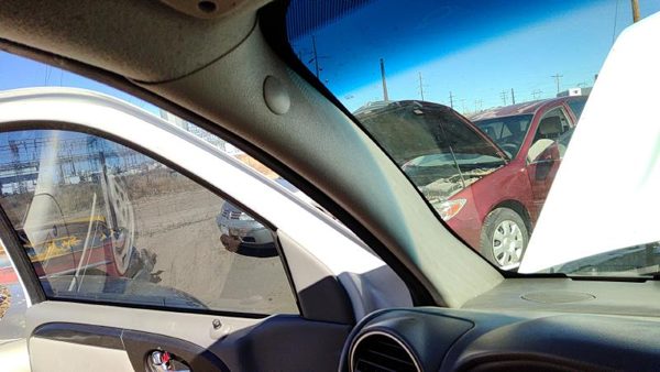 2005-2009 Gmc Envoy Driver Left A Pillar Trim Windshield Post Panel Oem Gray 28H — photo 2