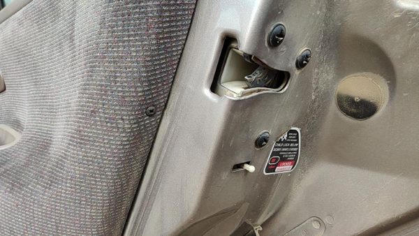 1995-2000 Ford Contour Passenger Right Rear Door Latch With Rods/Cables Oem Back — photo 3