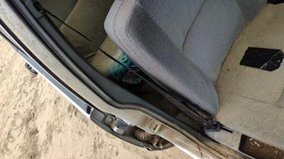 1988-1993 Volvo 740 Passenger Right Front Seat Belt Retractor Oem Shoulder Gray