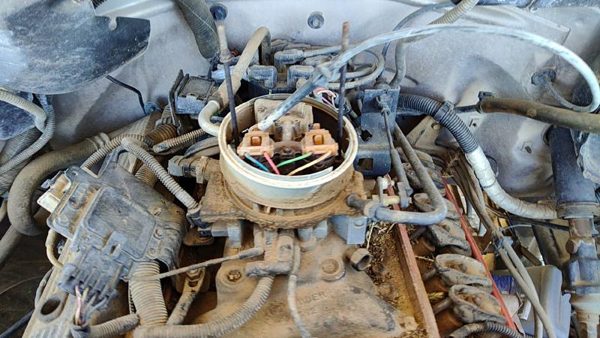 1991 92 Gmc Sierra 2500 Throttle Body Valve Assembly Complete With Sensors 5.7L — photo 3