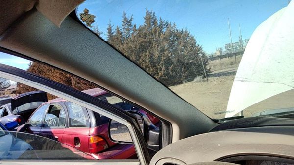 05-07 Dodge Caravan Driver Left A Pillar Trim Windshield Post Panel Oem Khaki J1 — photo 1