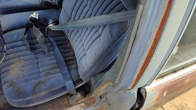 1980-1984 Deville Sedan Driver Left Front Seat Belt Retractor Oem Shoulder Blue
