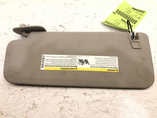 2007-2013 Gmc Sierra 1500 Passenger Right Sun Visor Oem Gray 88B 22850292 — photo 5