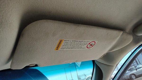 98-04 Cadillac Seville Passenger Right Sun Visor Oem Tan 503 — photo 1
